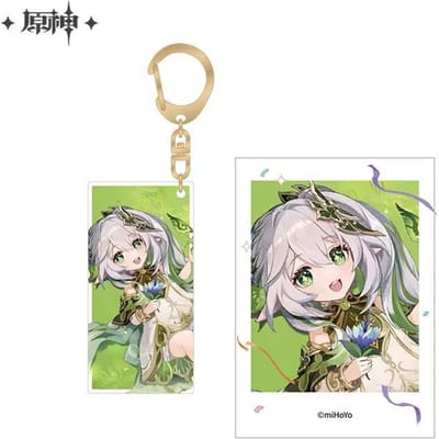 Sunsyea Genshin Impact Officiële Merchandise miHoYo Origineel Authentiek 2023 Carnaval Serie Sleutelhanger Venti Zhongli Nahida white