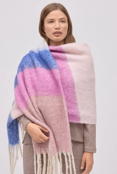 Ysabel Mora Dames Sjaal | Multicolour | Maat: One Size
