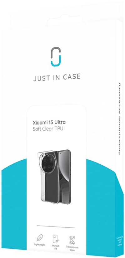 Just in Case hoesje geschikt voor Xiaomi 15 Ultra Hoesje Siliconen - Flexibele Case - Transparant