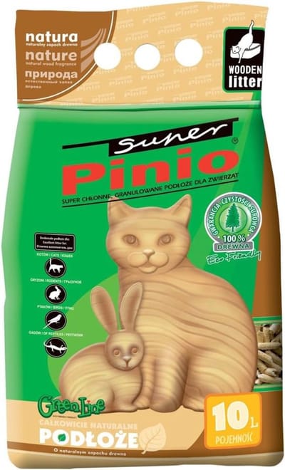 Houtkorrels Kattenbakvulling - Natuurlijke Bodembedekking - Frisse Kattenbak - 100% Zachte Houtvezel - 10 Liter