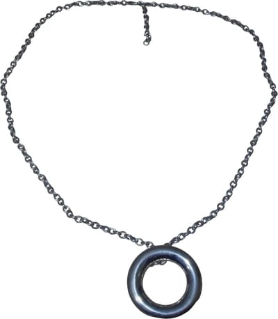 Ketting zilver met open rondje