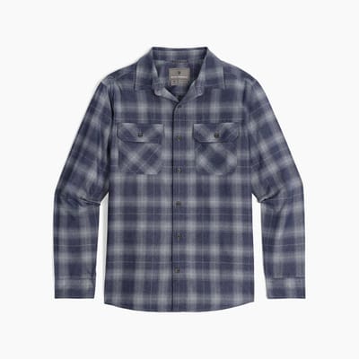 Royal Robbins M's Vogelslang L/S - Blouse - Heren - Blauw - Maat L