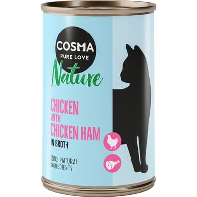 24x140g Kip & Kippenham Cosma Nature Kattenvoer nat