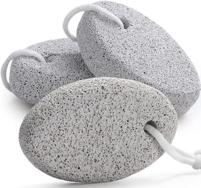 Natuurlijke Pumice Steen 3-Pack voor Pedicure - Uithardingsmiddel voor Huid en Eeltverwijderaar voor Voeten en Handen