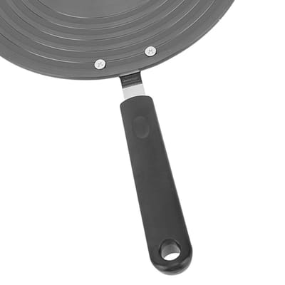 Hittediffuser Sudderplaat Verdikt 4mm Aluminiumlegering Verminder Vlam Kooktoestel Hitteplaat Keukenaccessoires met Handvat 24cm / 9.4in gray