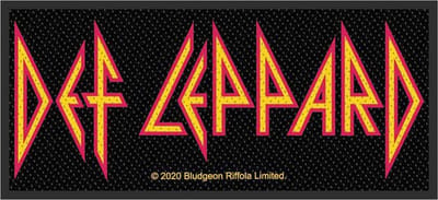 Def Leppard - Logo Patch - Zwart