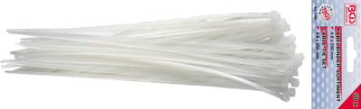 BGS Kabelbindersoortiment 4,8 x 250 mm 50st. (wit) - 1788