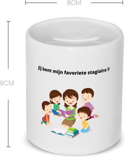 Akyol - jij bent mijn favoriete stagiaire Spaarpot - Stagiair - iemand die stage loopt - verjaardagscadeau - cadeau - kado - geschenk - gift - verjaardag - collega's - 350 ML inhoud