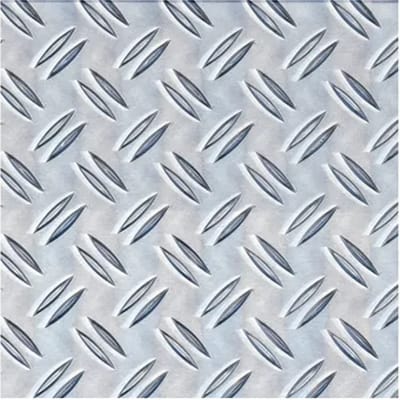 Alberts Structuurplaat - Aluminium - Natuur - Ribbel-reliëf - 600x1000x1,5mm