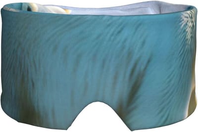 Slaapmasker - Oogmasker - Rustgevende Slaap - Verstelbare Pasvorm - 68 x 11 cm - IJsbeerprint