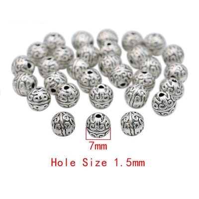 20 stuks Tibetaans Zilverkleurig Levensboom Losse Tussenstuk Kralen Voor Sieraden Maken Armband Doe-het-zelf Accessoires Ambacht 9 mm