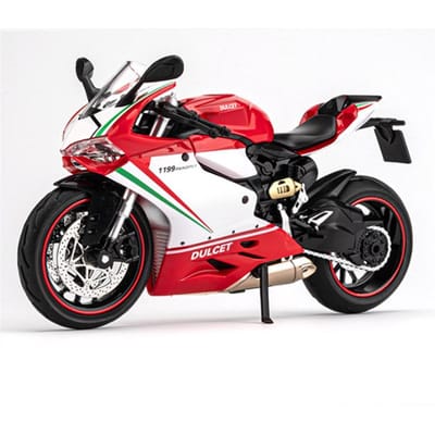 1:12 1199 Panigale Legering Racing Motorfiets Model Diecast Metaal Speelgoed Straat Sport Motorfiets Model Geluid En Licht Kindercadeau