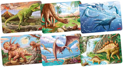 Goki Wooden Jigsaw Puzzle Dinosaur 24 pcs. Hout