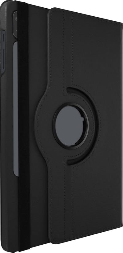 Avizar Hoesje Geschikt voor Samsung Galaxy Tab S7 FE 360° Draaibare Standfunctie, Zwart