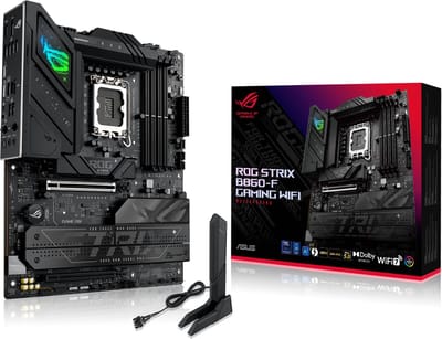 ASUS ROG STRIX B860-F GAMING WIFI Moederbord - Intel B860 - Intel LGA1851 - DDR5 RAM - ATX