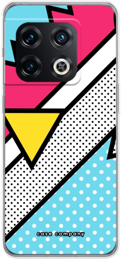 Case Company® - Hoesje geschikt voor OnePlus 10 Pro hoesje - Pop Art #3 - Soft Cover Telefoonhoesje - Bescherming aan alle Kanten en Schermrand