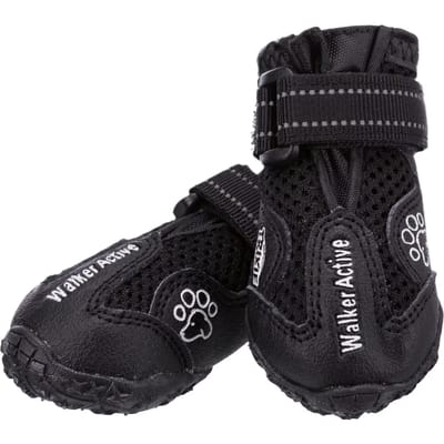 Trixie Walker Active - Hondenschoentjes - XS - Zwart - 2 st