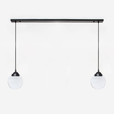 2 x Johanna lampen aan plafondbalk Moonlight - Art Deco Trade