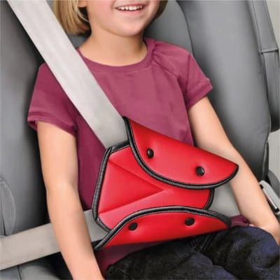 Luxe Auto Gordelhoes - Gordelbeschermer Kind - Gordelkussen Kind - Kind Veiligheid - Rood
