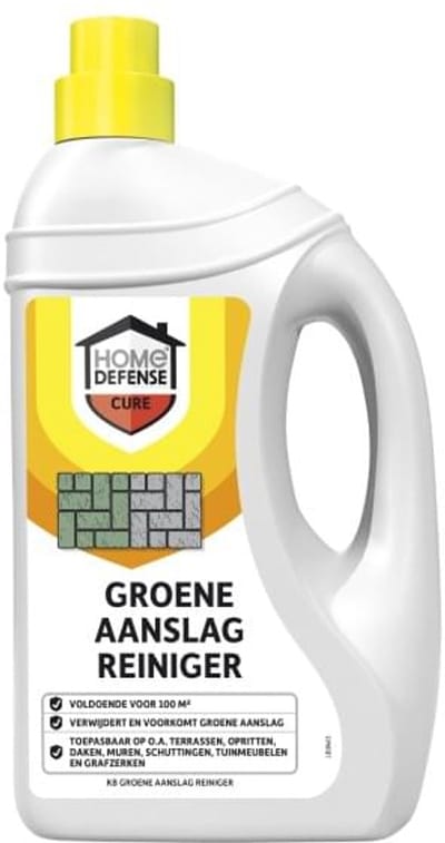 Home Defense Groene Aanslag Reiniger Concentraat (1000 ml) - Effectieve Groene Aanslagreiniger - Met gratis cheatsheet