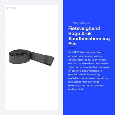 Dailygoods- Fietsvelgband hoge druk - Lekbestendige Gordelbescherming - 26 Inch - Duurzaam - Slijtvast - Eenvoudig te installeren - Bandenbescherming