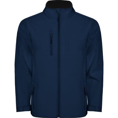 Roly Heren Nebraska Soft Shell Jas (Marineblauw)
