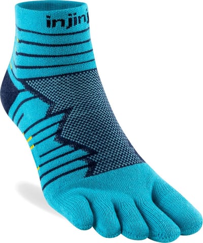 Injinji Teensokken Ultra Run Mini Crew Coolmax Unisex IS401130 60 Bleu L=44,5-47