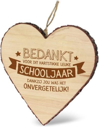 Mijn Hart - Decoratief Hart - Schooljaar