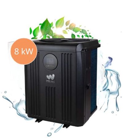 W’eau Vertical Full Inverter - Zwembad Warmtepomp - Elektrische Zwembadverwarming - Solar Pool Heater - Zwembad Verwarmer