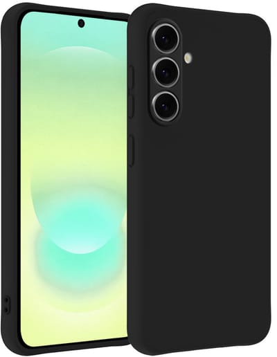 Hoesje - Geschikt voor Samsung Galaxy A37 - Sterk & Shockproof - Hoes Cover - Siliconen Case - Telefoonhoesjes - Zwart