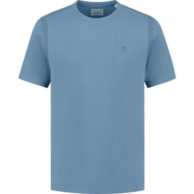 Dstrezzed Zeke Tee Polo's & T-shirts Heren - Polo shirt - Blauw - Maat XXL