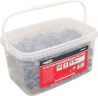 Awtools - Systeem voor Tegelnivellering - 1.5mm 500st - Bramkowy - Voor tegelmesteren