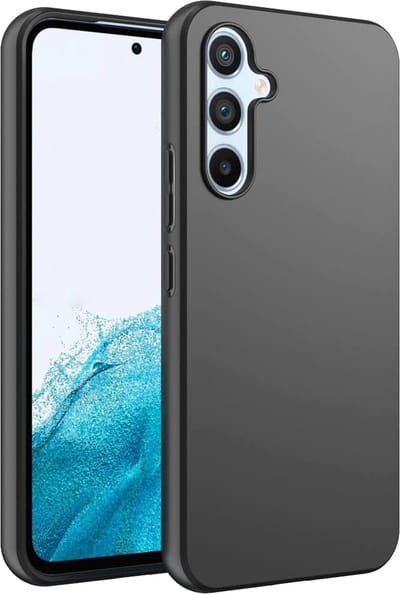 Casemania Hoesje Geschikt voor Samsung Galaxy A54 - Zwart - Siliconen Back Cover
