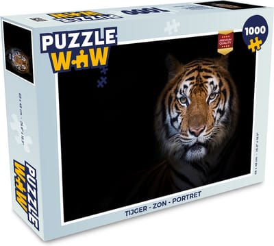 Puzzel Tijger - Dier - Portret - Legpuzzel - Puzzel 1000 stukjes volwassenen