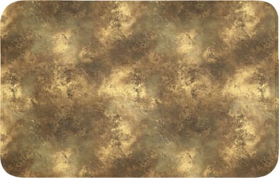 WC mat 80x50 cm - Antislip - Antiek - Metaallook - Goud - Toiletmat - Vloermat - Douchemat - Toilet tapijt - Toiletmatten