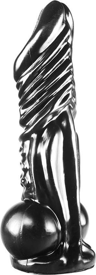 Dinoo Dildo Rinchenia 30 x 7,6 cm - zwart