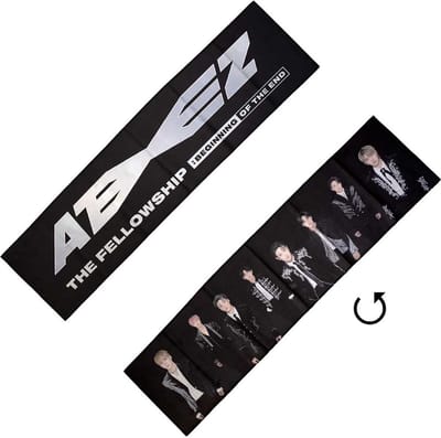 ATEEZ - Fellowship Beginning Of The End Textiel Poster - Zwart