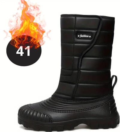 Bovista Snowboots - Sneeuwschoenen - Sneeuwboots - Heren - Wintersport - Ski - Skischoenen - Zwart - 41 - Antislip - Winter