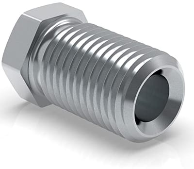 4x 3/8 inch schroefaansluiting voor remleiding 4,75 mm - professionele connector DIN/ISO 1651