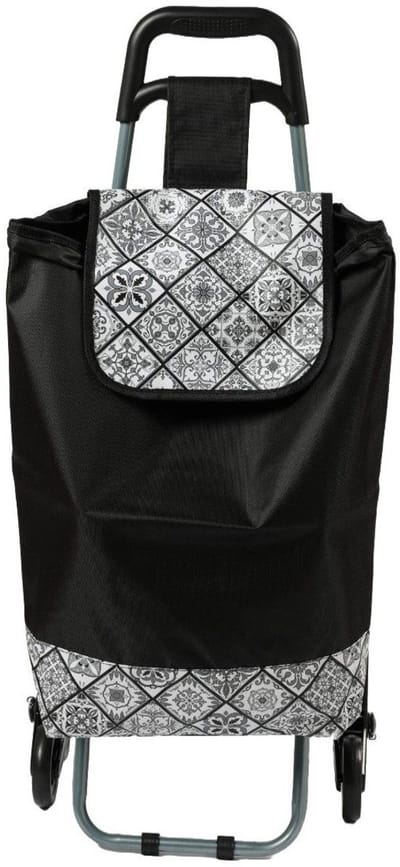 Boodschappentrolley - Traploper-Traproller - Afmeting Tas: 33 x 20 x 56 cm -Hoogte trolley 90 cm