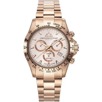 Christophe Duchamp Grand Mont CD7101-3 Heren Horloge 42mm 10 ATM
