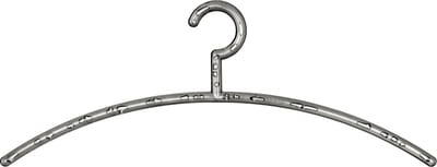 Wenko Kledinghanger Bubble Clear 46 X 17,5 Cm Ps Zwart
