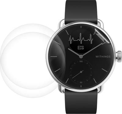 kwmobile 3x screenprotector geschikt voor Withings Scanwatch 38mm - Beschermende folie voor fitnesstracker