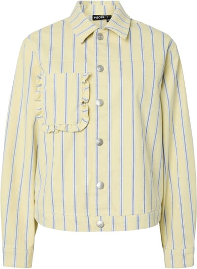 PIECES - PCBILLO LS DENIM JACKET - Meisjes - Blouses