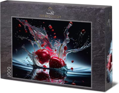Puzzel 1000 stukjes - Fotopuzzel Keuken - Ontspanning Thuis - Professionele Splash Foto - 68 x 48 cm - Multicolor