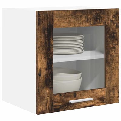 vidaXL - Hangkast - Rook - Eiken - 40 - x - 31 - x - 40 - cm - Bewerkt - hout