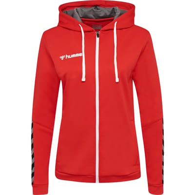 Hummel Damen Hoodie Hmlauthentic Poly Zip Hoodie Woman True Red-XS