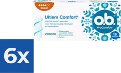 o.b. ProComfort Super 16 stuks - Voordeelverpakking 6 x 16 stuks