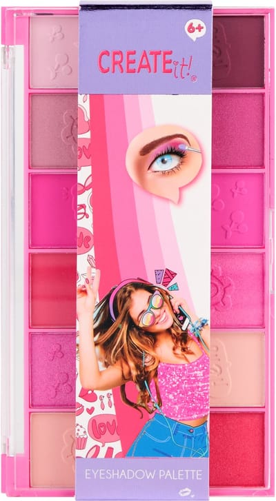 Create it! Oogschaduw palette Opmaken en sieraden