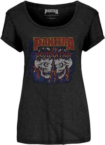 Pantera - Domination Dames Tshirt - S - Zwart
